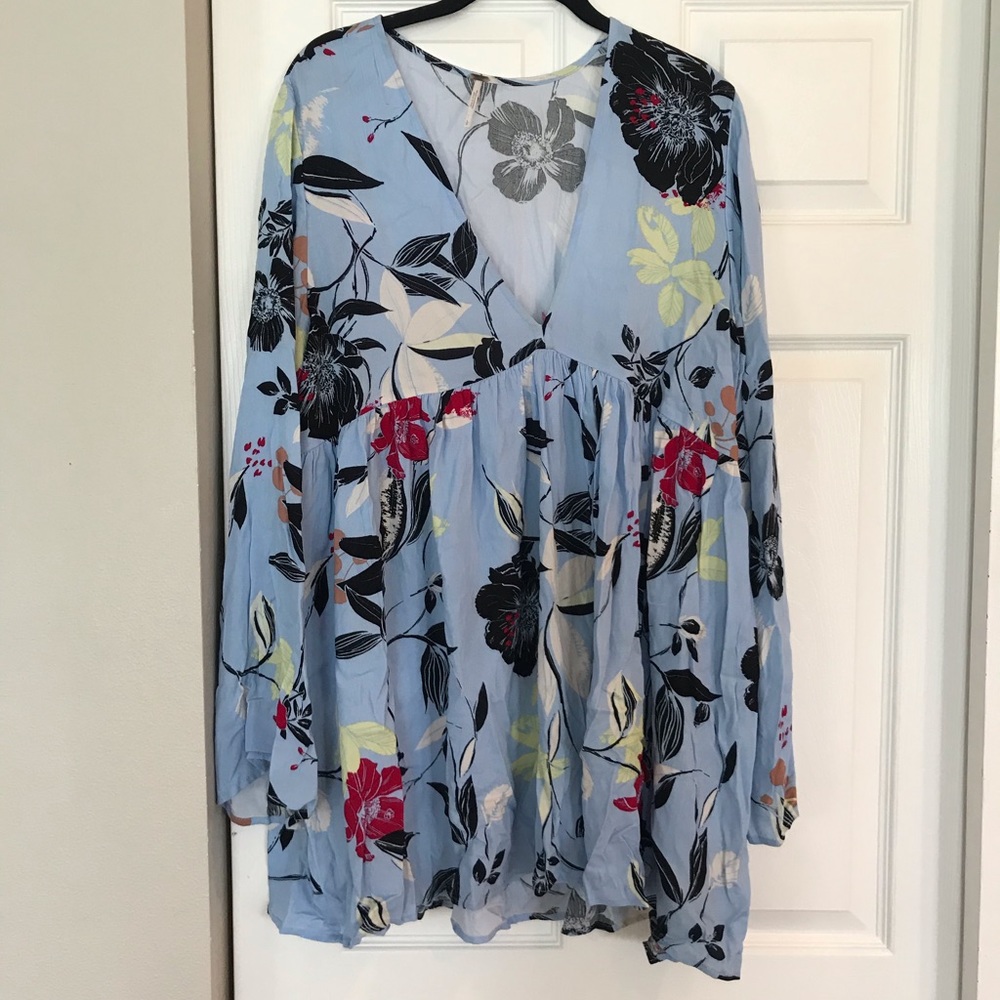 Floral Free People Tunic